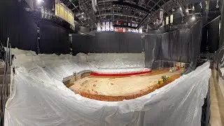 San Antonio Stock Show & Rodeo has laid more than 2,000 tons of dirt in the Frost Bank Center