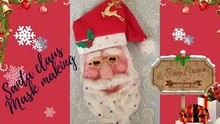 How to make easy and realistic Santa claus Mask