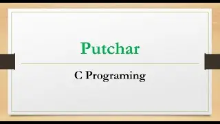 Mastering Console Output in C Programming with putchar(). #cprogramming  #putchar #alx #char