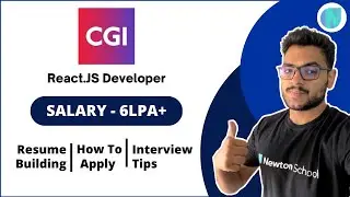 CGI Hiring For React.JS Developer 🔥 | Startup Hiring | Salary 6 LPA+
