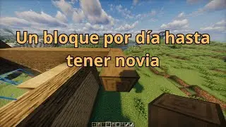 Construyendo una Casa hasta tener Novia con un bloque por dia en Minecraft - Dia 618
