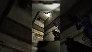 fighting on a jump pad #gaming #arenafps