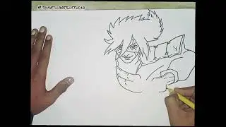 madara Uchiha fire sword drawing|subscribe|Naruto 😧😉🙏