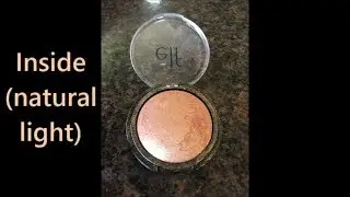 e.l.f. Baked Highlighter - Apricot Glow - Swatches