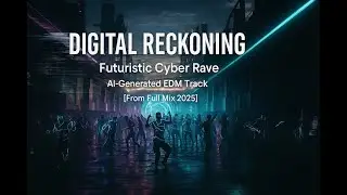 DIGITAL RECKONING ⚡ Futuristic Cyber Rave | AI-Generated EDM Track [From Full Mix 2025]