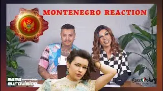 Eurovision 2022 - Montenegro - Vladana - Breathe - First Reaction