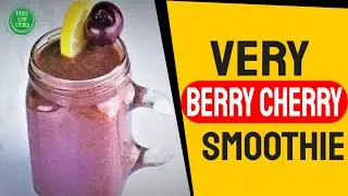 Very Berry Cherry Smoothie recipe | How to make Cherry Blueberry Smoothie | Weight loss smoothie