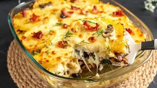 Mushrooms with garlic are tastier than meat! A simple and delicious recipe!