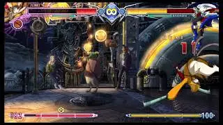 BBCF Jubei 7k corner punish combo