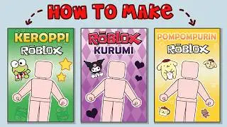 [💸paper diy💸] How to make - Blind bag Roblox sanrio #asmr #diy #roblox #sanrio #blindbag