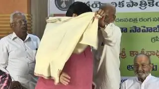 Senior Journalist Varada Chary With Ramana Chary