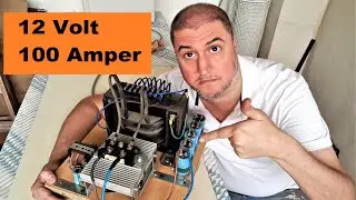 12V 100A DC desde 220v AC para motor DC de alta corriente, audio car Recalibrando.