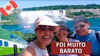 VIAGEM DE TREM DE TORONTO A NIAGARA FALLS | Walk | Clima - Viajar para o Canadá🇨🇦