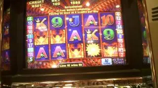 Phoenix Fantasy slot machine bonus win at Showboat