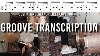 GROOVE TRANSCRIPTION - Justin Timberlake's 