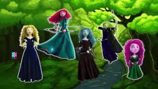Merida Finger Family Song | Cartoon Finger Family Rhymes | Nursery Rhymes For Children