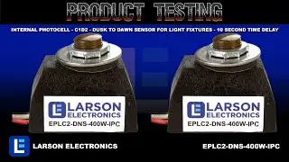 Internal Photocell - C1D2 - Dusk to Dawn Sensor for Light Fixtures - 10 Second Time Delay