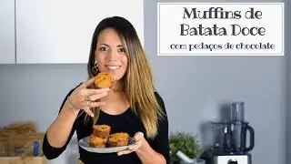 MUFFINS DE BATATA DOCE com pedaços de chocolate | Anita Healthy