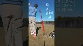 How far does Joe the Pro hit (carry distance) every club in his bag?