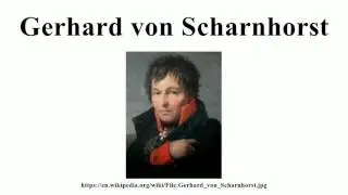 Gerhard von Scharnhorst