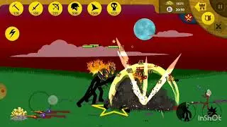 Jugando stick war legacy contra el hacker exe