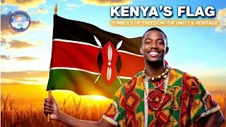Kenya's Flag: Symbols of Freedom & Unity 🇰🇪✨ #shorts #education