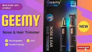 7 Days to Mastering the Gemmy 2-in1 Hair & Nose Trimmer for PERFECT Grooming | ASMR Unboxing