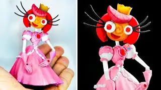 Making THE AMAZING DIGITAL CIRCUS Ep 2 - Princess Loolilalu Sculptures Timelapse