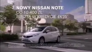 Reklama Nowy Nissan Note II 2013 Polska Wersja 2 
