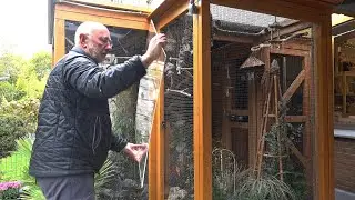 My Aviary, part 44, Mijn Volière, Preparing the aviary for the winter, klaar voor de winter!