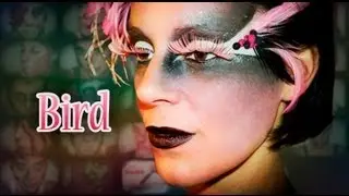 Carnival make up 1: bird  | Silvia Quiros