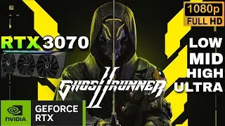 Ghostrunner 2 | RTX 3070 Benchmark All Settings Tested | 1080p