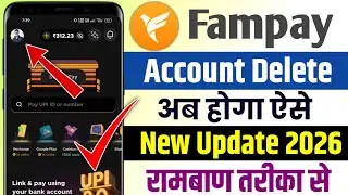 fampay account delete kaise kare ||  how to delete in fampay account || fampay delete account 2025