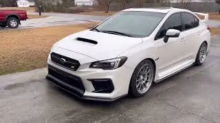 Subaru STI | Bayson R side skirt install