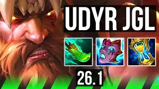 UDYR vs KAYN (JGL) | 53K damage, 6k gold comeback | EUW Master | 26.1