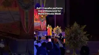 Aulii Cravalho performs live at Disneyland for World Princess Week