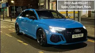 I Bought The New 2022 AUDI RS3 8Y Launch Edition - Cold Start, Revs, Spec
