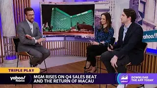MGM stock rises on Q4 sales beat, return of Macau gambling