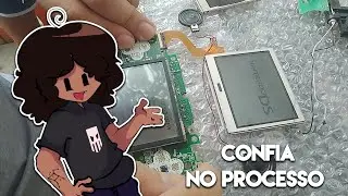 RESTAURANDO E TUNANDO UM DS LITE COM MEU AMIGO! -  ft Salustino. (Nds lite do canal, v&iacute;deo de natal)