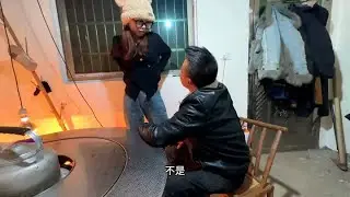 小石头请吃饭老公一开心又整多了点，回家后的行为媳妇要崩溃了！ #山里生活 #乡村生活记录 #酒后百态