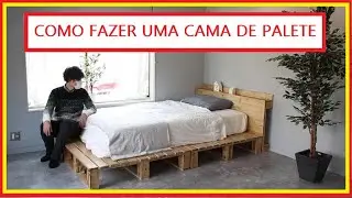 🔨  moveis de pallets: COMO FAZER CAMA DE PALETE