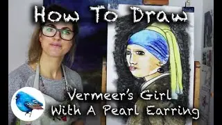 Learn how to draw VERMEER'S GIRL WITH A PEARL EARRING: STEP BY STEP GUIDE (Age 5 +)