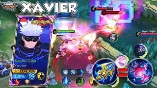 XAVIER BEST BUILD IN MID LANE WITH SKILLS THAT CAN IMMOBILIZE ENEMIES! (GAMEPLAY) - MLBB