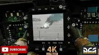 DCS AH-64D Apache Hunting Iran Backed Insurgents || Sinai Map 4K 60FPS