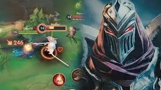 ZED ROAMING ASSASSIN BUILD MID LANE GAMEPLAY! ~ WILD RIFT