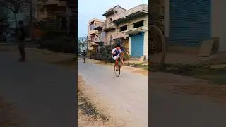 new cycle wheelie video++😍🇮🇳😍+ @bitoll rider.