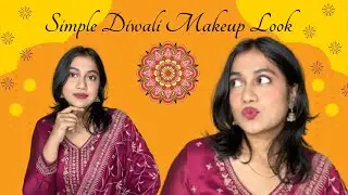 Simple Glowy Diwali Makeup Look for Beginners