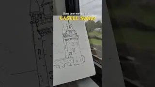 New Castle Series. Drawn during commute to work.  #architecture #drawing
