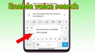 Fix no permission to enable voice typing xiaomi