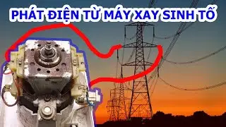 Máy phát điện từ máy xay sinh tố sẽ như thế nào ?